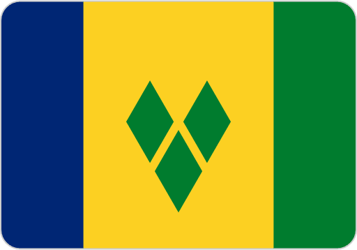 Saint Vincent And The Grenadines Flag PNG Image