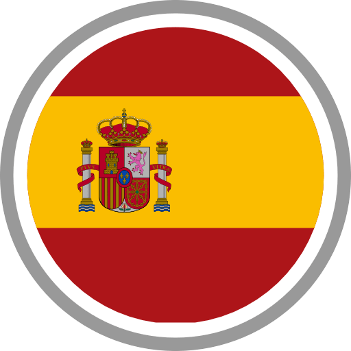 Spain Country Flag Round PNG Image