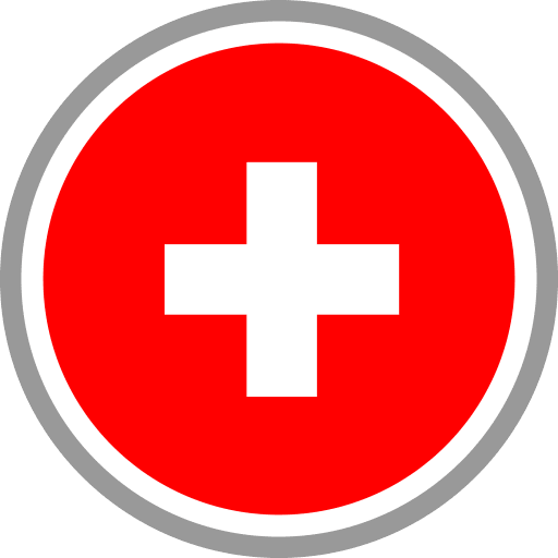 Switzerland Flag Round Circle PNG Image