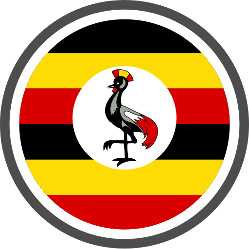 Uganda Flag Circle PNG Image