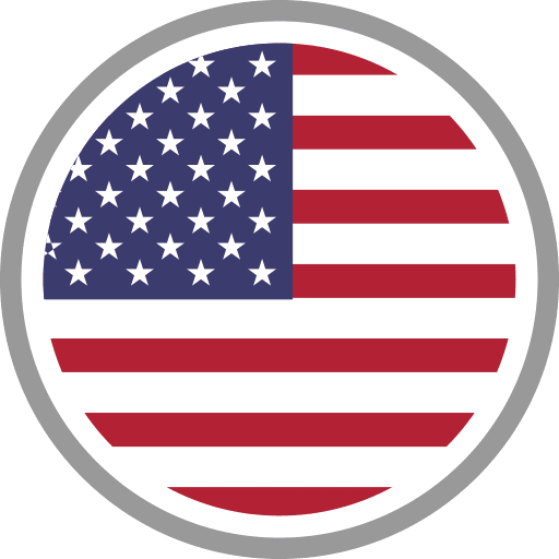 Usa Flag Round Circle PNG Image