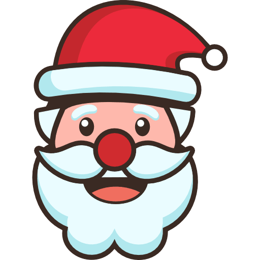 Santa Claus Face PNG Image
