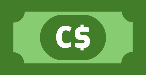 Canadian Dollar Note Color Icon