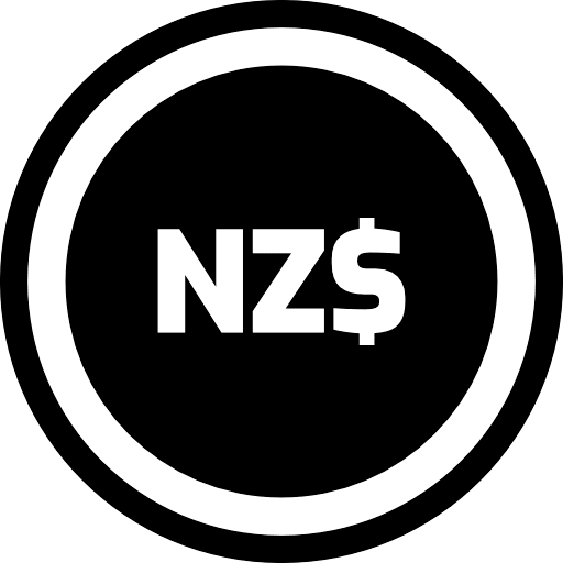 New Zealand Dollar Coin Black PNG Image