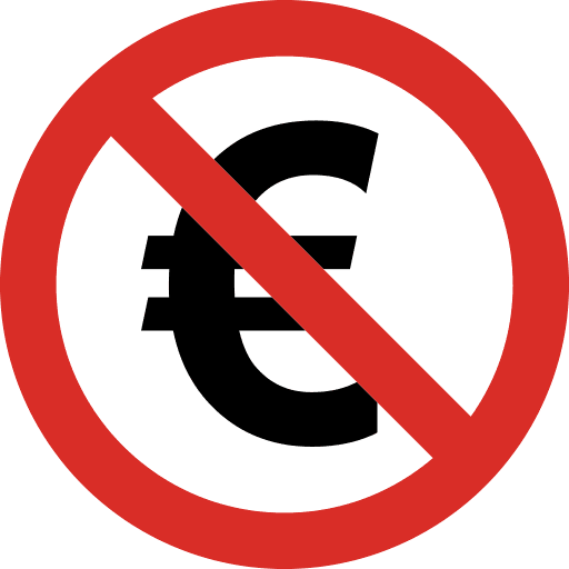 No Euro PNG Image
