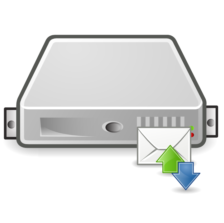 Vector Database Icons Servers Computer Server Email Icon