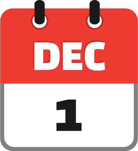 December 1 PNG Image