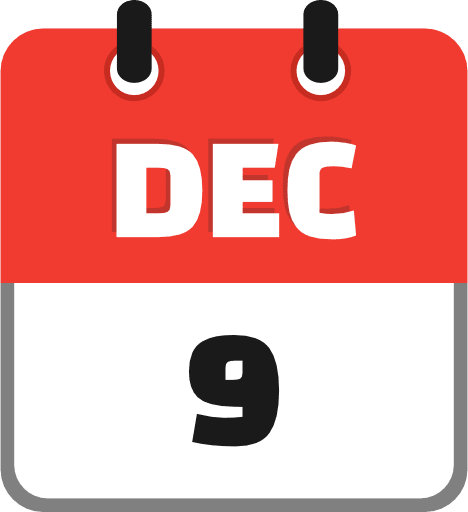 December 9 PNG Image