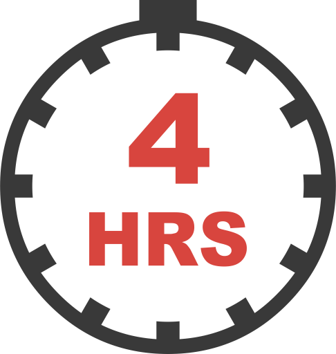 Four Hours PNG Image