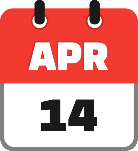 April 14 PNG Image