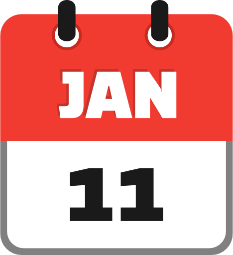 January 11 PNG Image