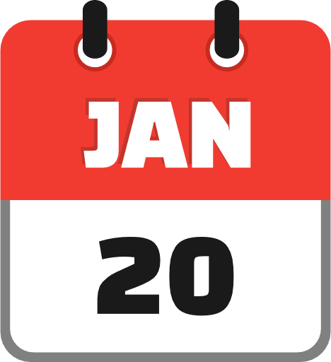 January 20 PNG Image
