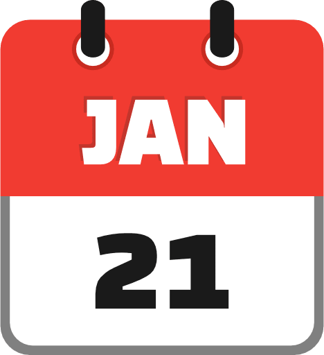 January 21 PNG Image