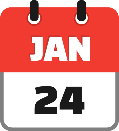 January 24 PNG Image