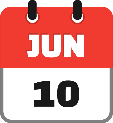 June 10 Icon