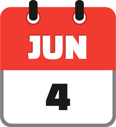 June 4 PNG Image