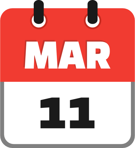 March 11 PNG Image