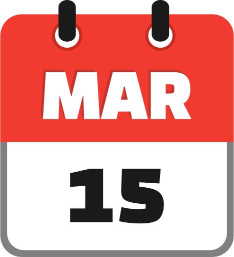 March 15 PNG Image
