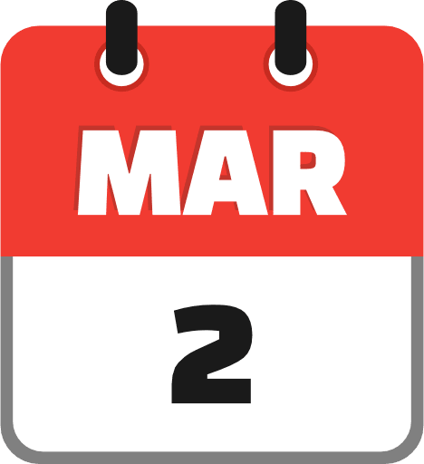 March 2 PNG Image