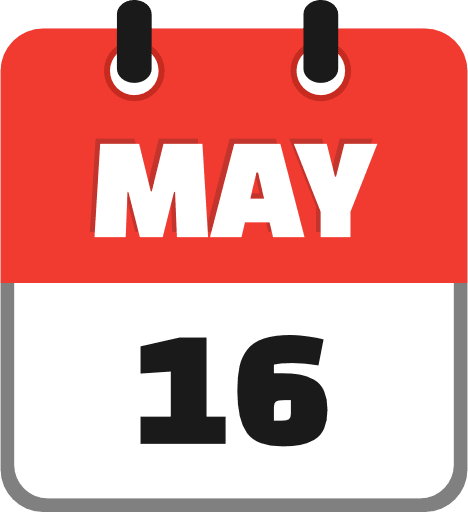 May 16 PNG Image