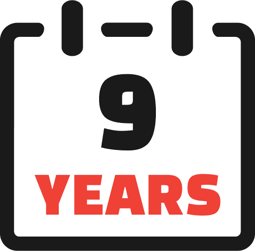 Nine Years PNG Image