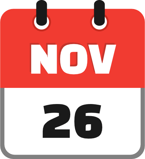 November 26 PNG Image