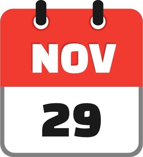 November 29 PNG Image