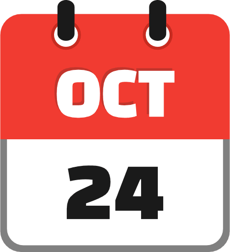 October 24 PNG Image