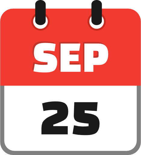 September 25 PNG Image