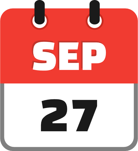 September 27 PNG Image