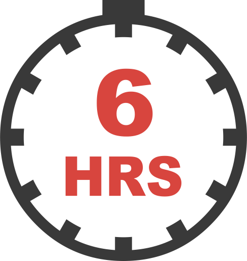 Six Hours PNG Image