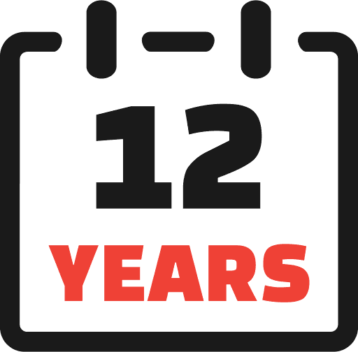 Twelve Years PNG Image