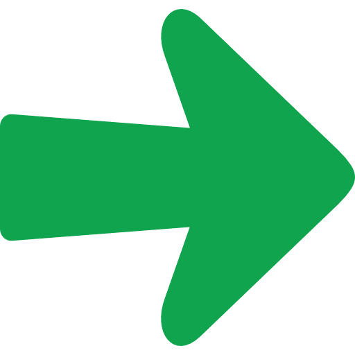 Arrow Right Direction Green PNG Image