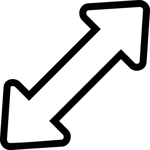 Scale Arrow Outline PNG Image
