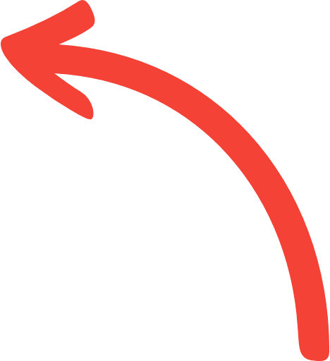 Twisted Arrow Left Red PNG Image