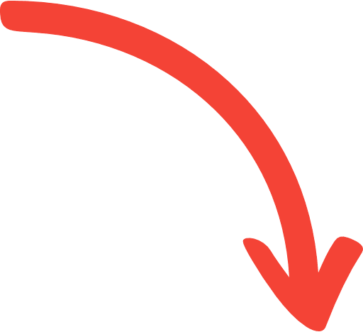 Twisted Arrow Right To Bottom Red PNG Image