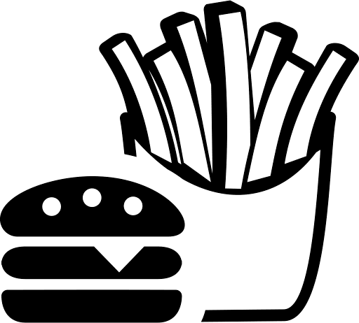 Burger Fries PNG Image