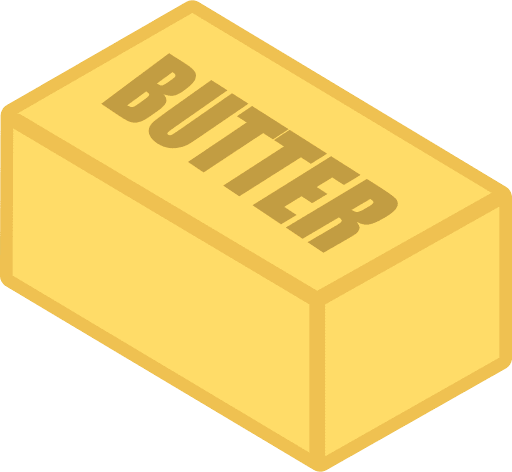 Butter Piece Color PNG Image