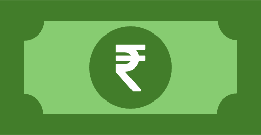 Indian Rupee Note Color PNG Image