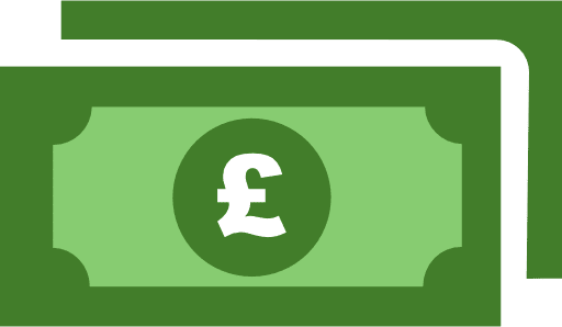 Pound Notes Color PNG Image