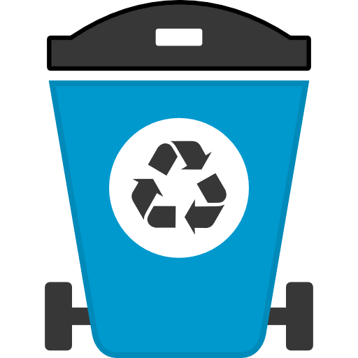 Recycle Trash Bin Color PNG Image