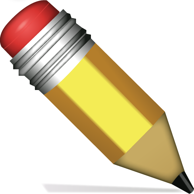 Pencil Emoji Free Icon PNG Image