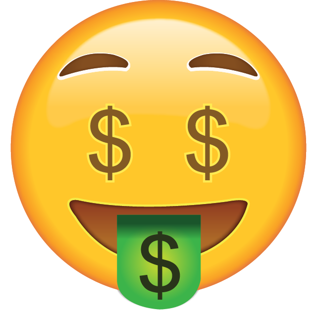 Money Face Emoji Icon File HD PNG Image