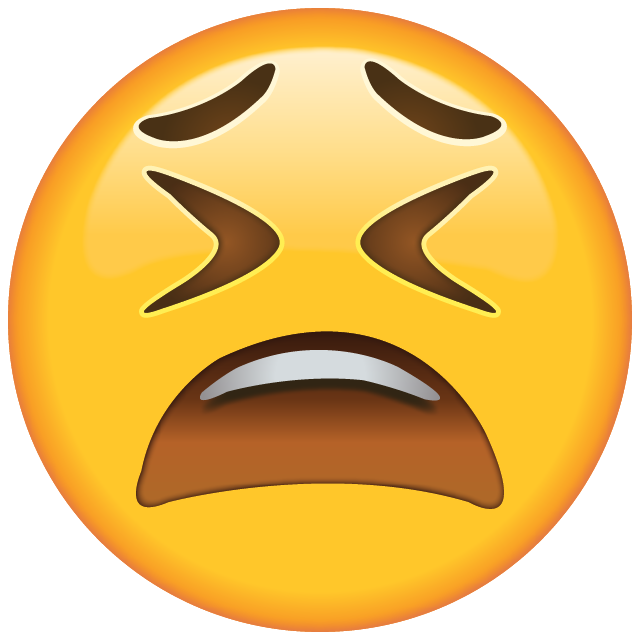 Weary Face Emoji Free Photo Icon PNG Image