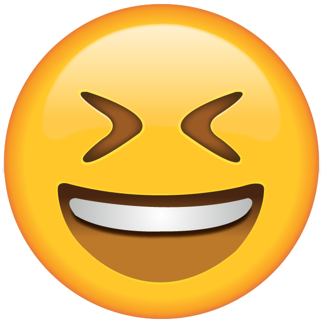 Smiling Face with Tightly Closed eyes Free Photo Icon PNG Image
