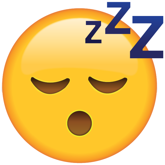 Sleeping Emoji Free Icon PNG Image