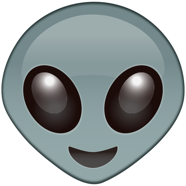 Alien Emoji Free Icon PNG Image
