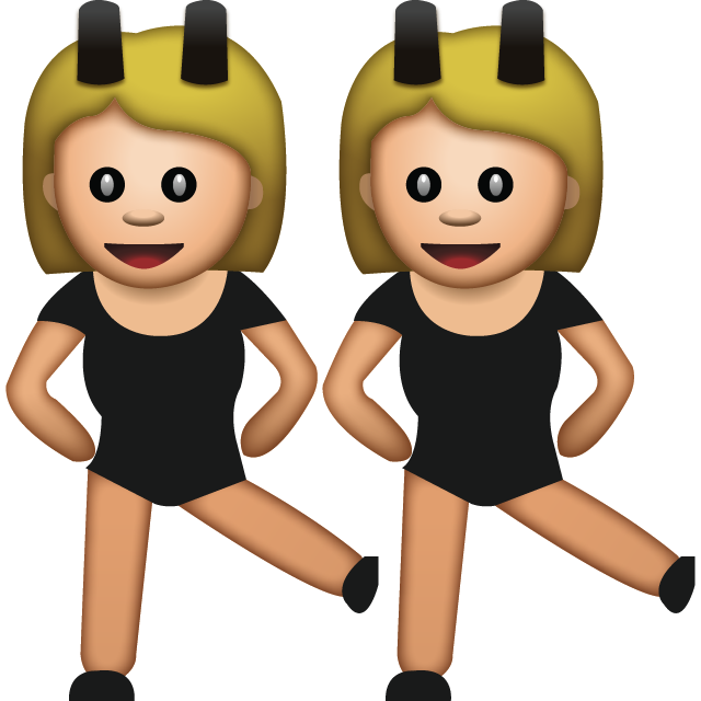 Women With Bunny Emoji Free Icon HQ PNG Image