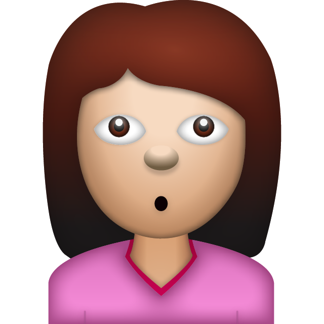 Woman Wondering Face Emoji Icon File HD PNG Image