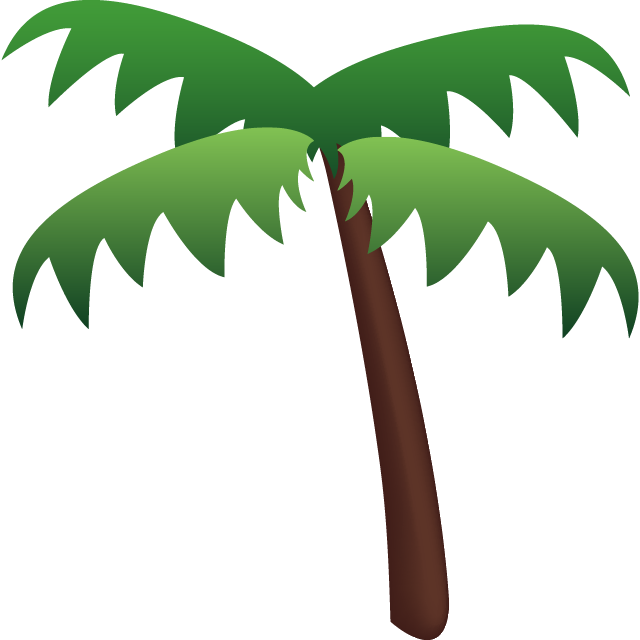 Palm Tree Emoji Free Photo Icon PNG Image